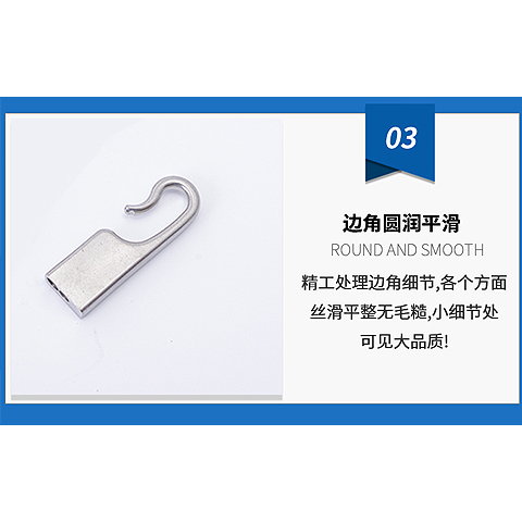 Stainless steel luggage jewelry buckle powder metallurgy processing clothing zipper head hardware irregular parts MIM injection molding