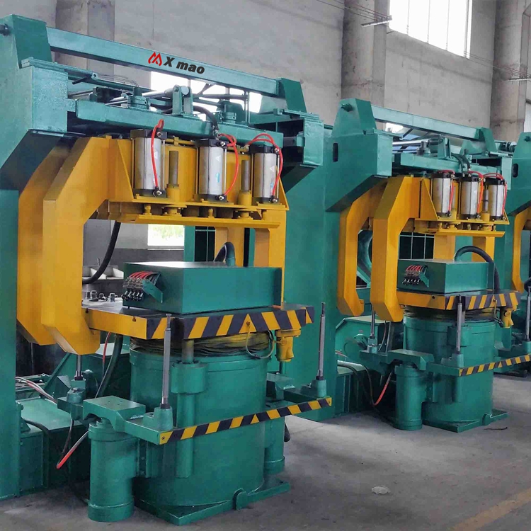 Molding machine pneumatic multi contact micro vibration compaction multi contact molding machine clay sand molding line