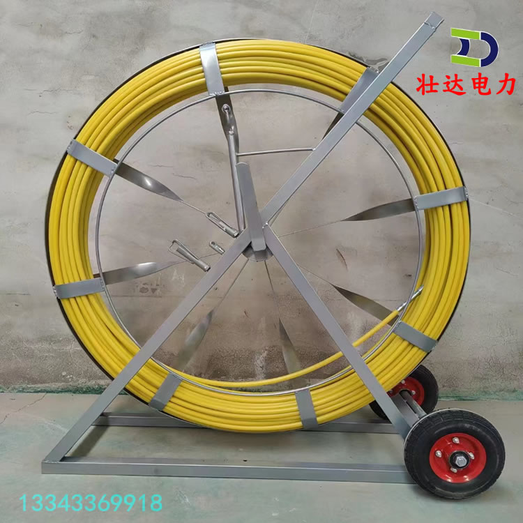 Pipe threading device, cable threading device, 14X200m fiberglass perforation device with steel wire lead device, telephone