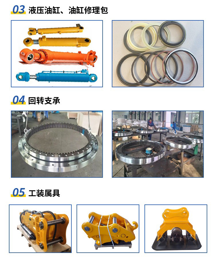 Shensteel SK460 Excavator Accessories Wholesale Mining Quality Structural Parts Rotary Bearing Rotating Large Turntable