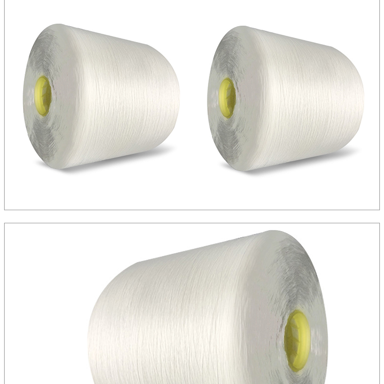 Polyester industrial yarn 70D-2000D polyester filament white high-strength polyester yarn