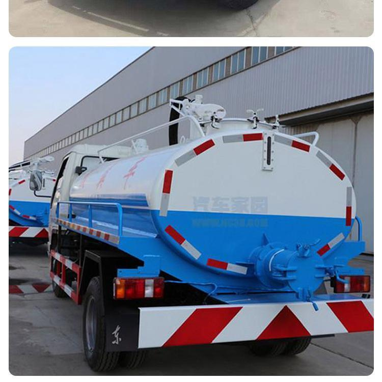 Anti rust treatment of tank body of Septic tank duck factory in the new rural toilet transformed into a special three wheel suction toilet Zeyu