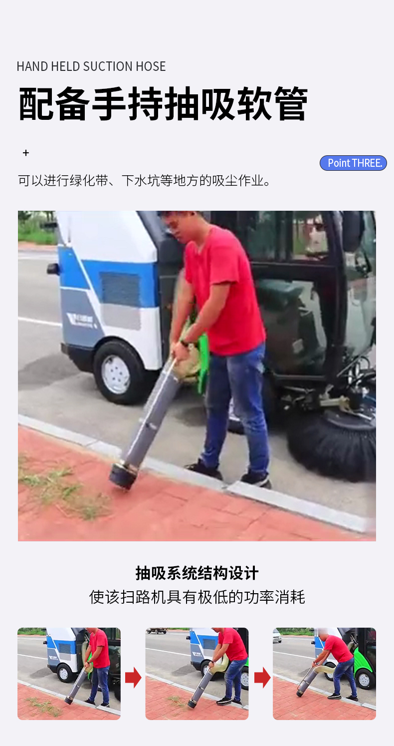 Dingjie Shengshi Fuel Sweeper Municipal Road Industrial Cleaning Vehicle Multifunctional Sanitation Vehicle DJ1900SYGT4L