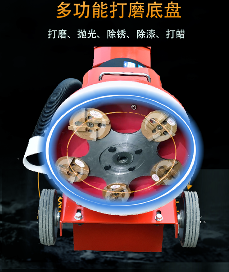 Epoxy curing floor grinding machine, cement floor sanding machine, terrazzo polishing and rust removal grinding machine, vacuum polishing and polishing machine