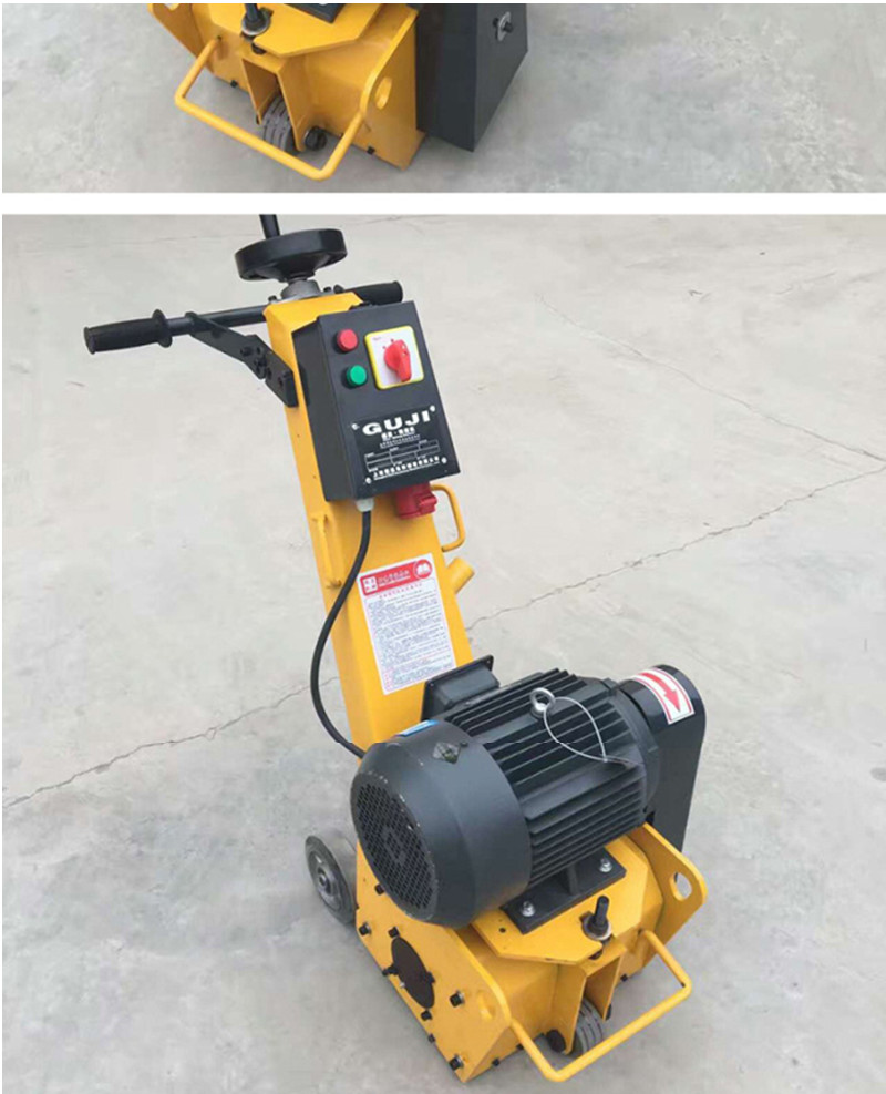 Concrete milling machine, electric hydraulic self-propelled planing machine, gasoline diesel hand pushed ground roughening machine in stock