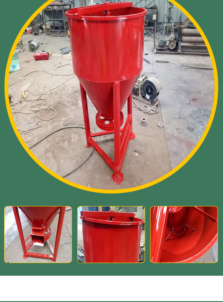 Chicken and duck feed mixer, full ration feed mixer, horizontal grass powder mixer