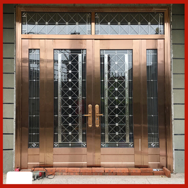 Stainless steel anti-theft door, stainless steel plate door, villa door, 304 material, can be customized according to the drawing