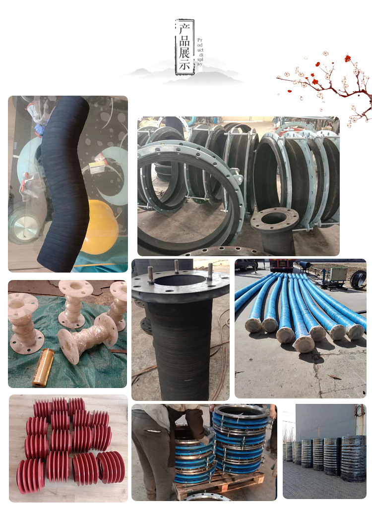 Asbestos cloth water transmission rubber pipe wrapped with asbestos temperature resistant and fireproof rubber pipe, water-cooled cable conduit