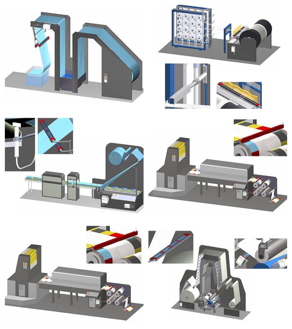 The electrostatic elimination device of the slitting machine uses an ion wind rod induction electrostatic rod