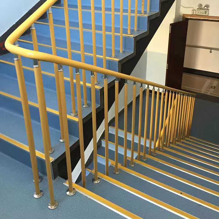 Balcony guardrail Hospital school resin staircase handrail floor carbon steel column anti climbing