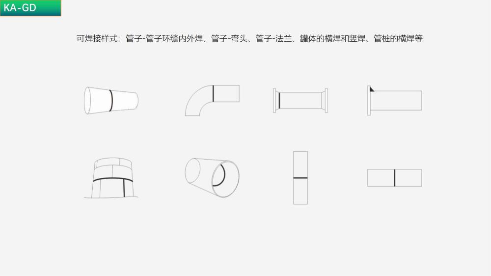 Full position pipeline circumferential welding trolley long-distance pipeline welding field welding