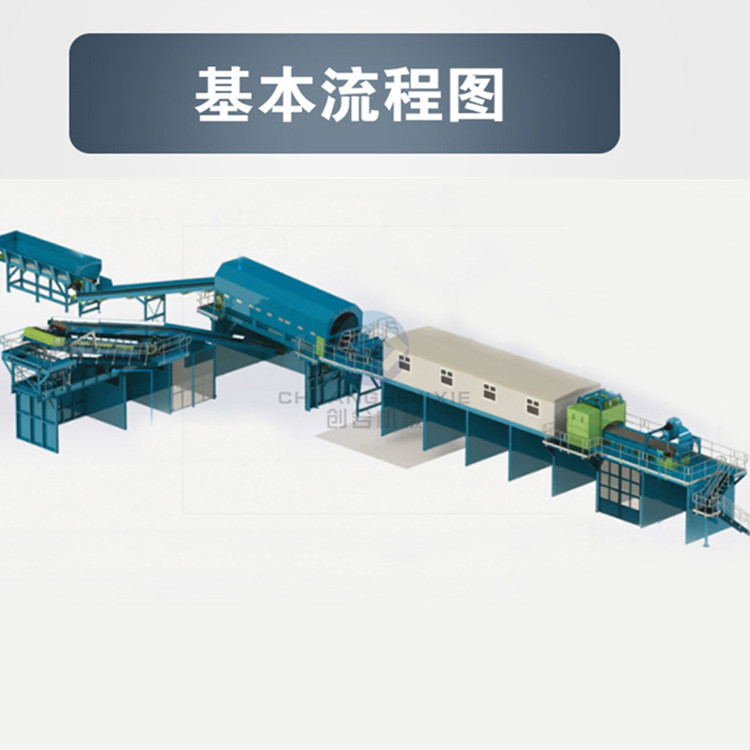 Wind specific gravity separator Construction waste processing equipment domestic waste sorting equipment