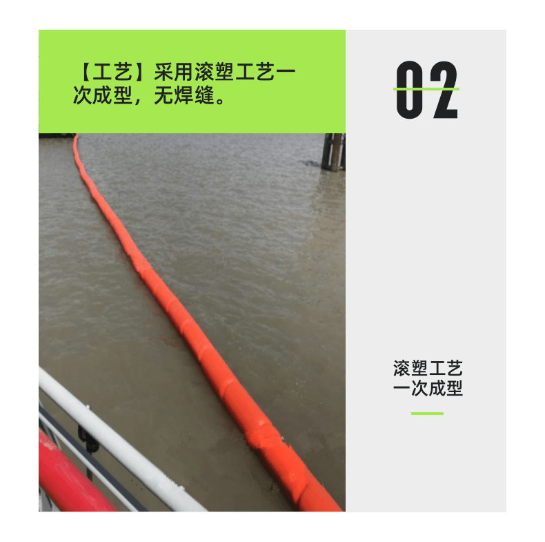 Warning buoy for intercepting water plants on the lake surface and floating discharge for intercepting sewage vessels in river tributaries