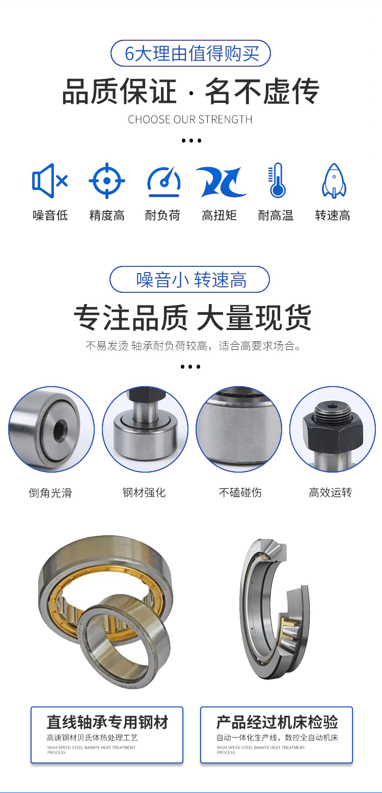 Joint bearing Universal joint Ball joint Rod end bearing Factory fisheye joint M Connecting rod Internal and external thread Enke bearing