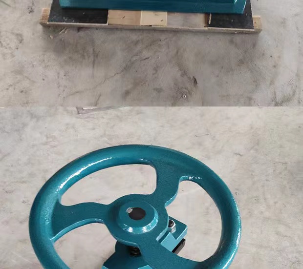 First test waterproof roll punching machine dumbbell prototype, manual punching CP-50 type