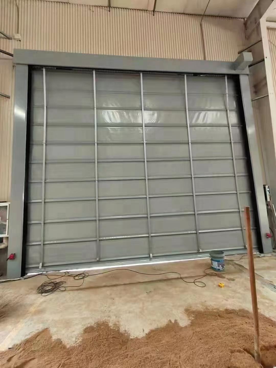 Zhonghuai Door Industry customized stainless steel sealing plate expansion door automatic trackless Automatic door