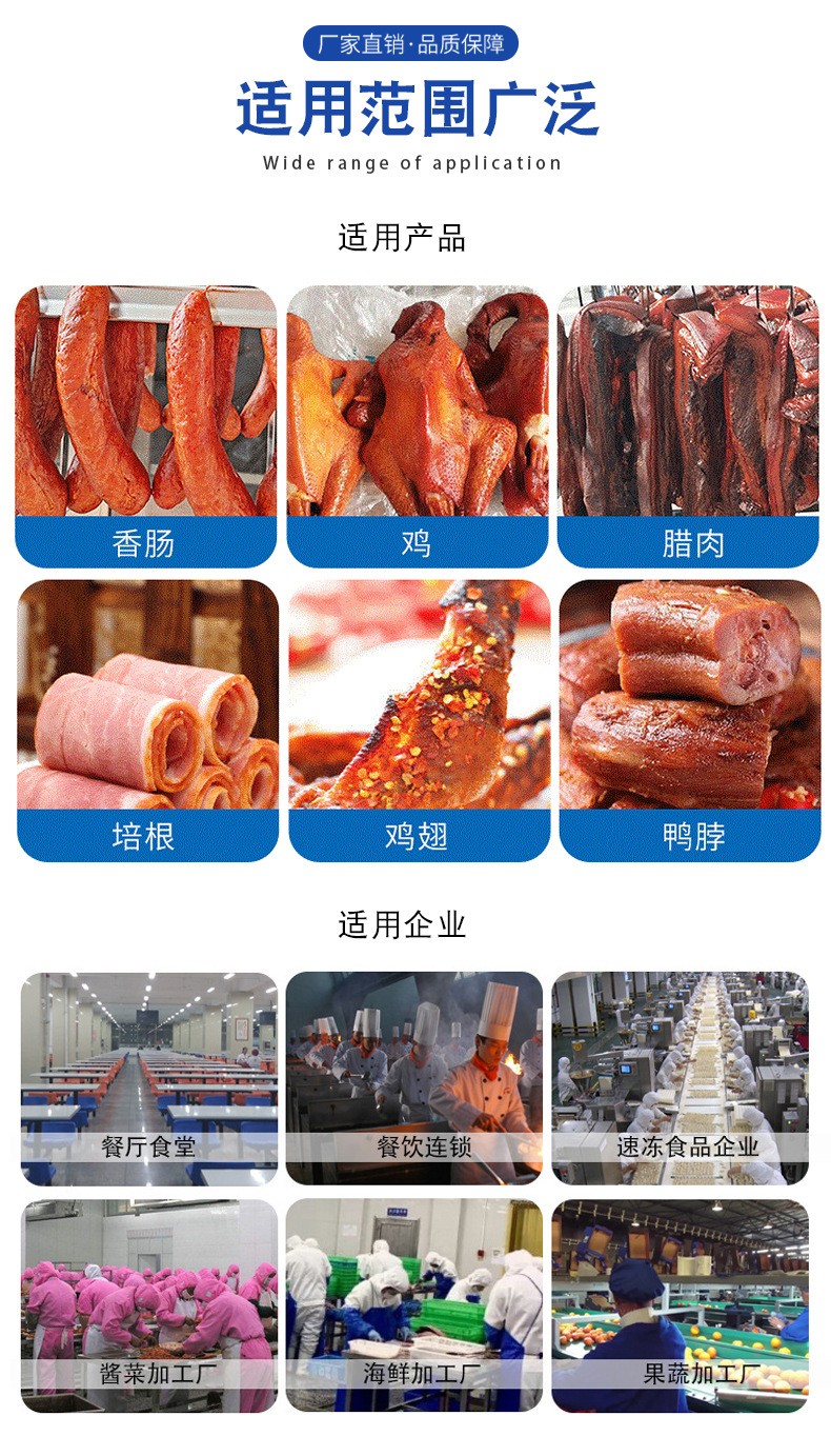 100 automatic smoking furnace, tofu jerky smoking machine, beef jerky, cured meat, red sausage smoking, baking and coloring equipment