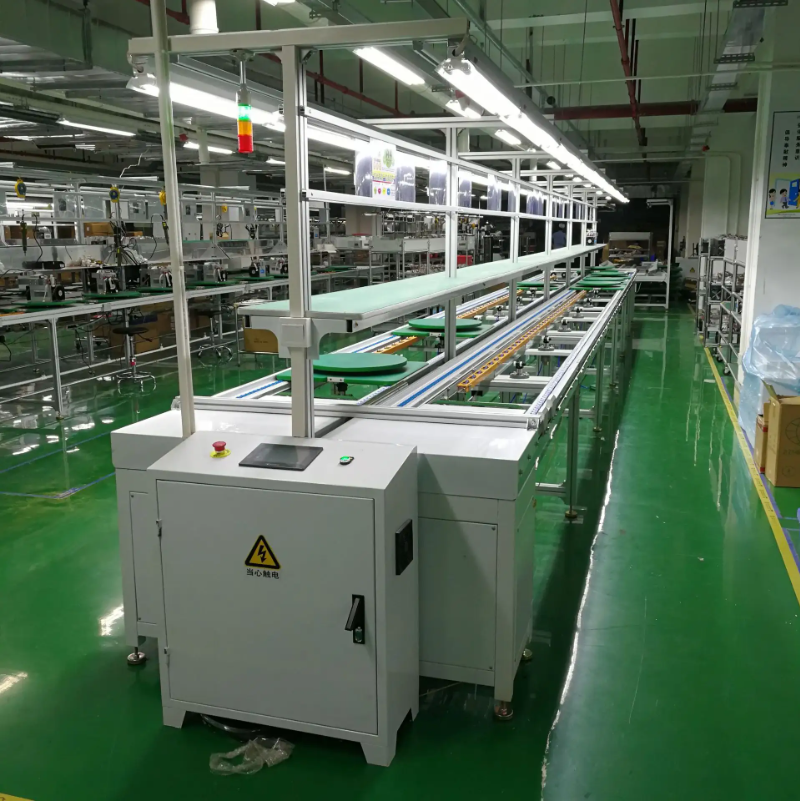 Double speed chain home appliance display assembly production final assembly line display screen automatic chemical assembly backflow