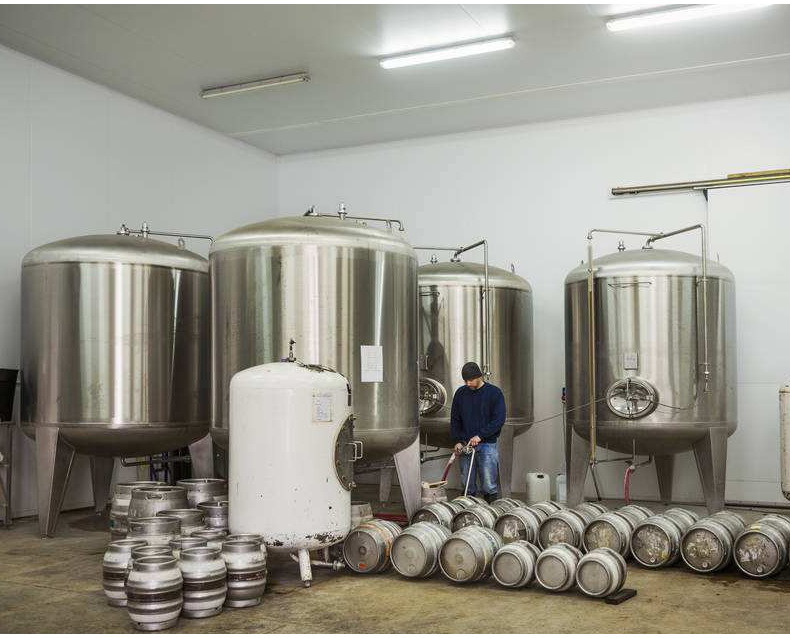 304 stainless steel storage tank, food grade, 316 liquor storage tank, horizontal beer fermentation tank