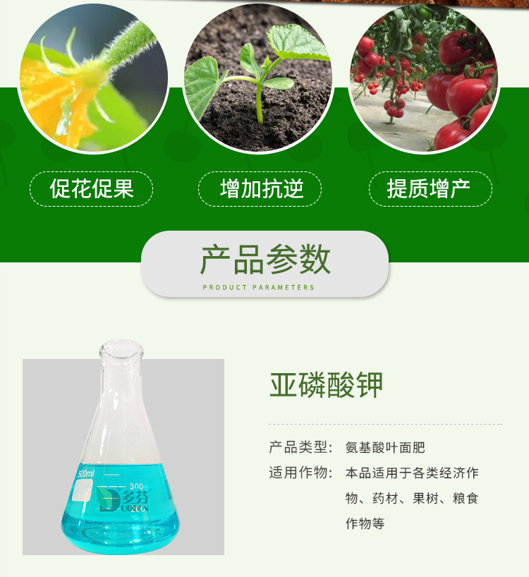 Wholesale Control of Phosphorous acid Water Soluble Fertilizer Factory Wangchang Product Diversified Clear Liquid Fertilizer