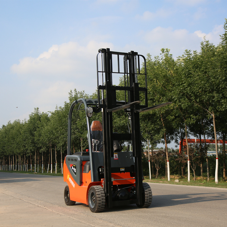 Environment friendly electric forklift 1.5t storage Cart battery stacker lift forklift hydraulic stacker