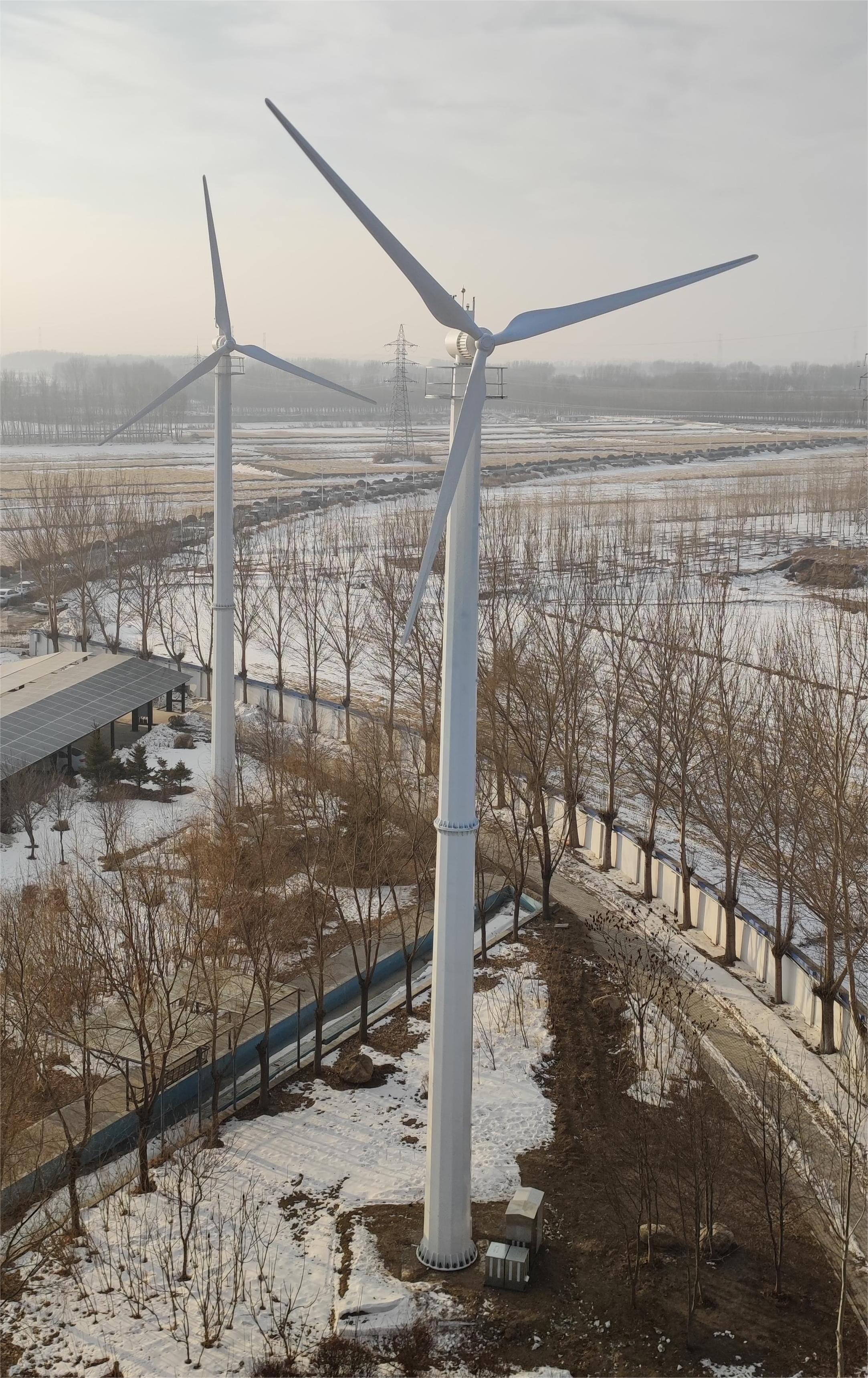 Northwest High Altitude, Cold, and Low Air Density 100kw Synchronous Direct Drive Horizontal Axis Wind Turbine Off grid and Connected to the Grid