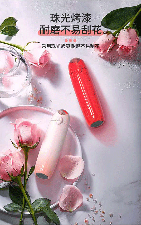 Red Pa 316 Stainless Steel Crystal Lipstick Cup Creative Gift for Girlfriend Gift Box with Modern Red Aurora Powder HB101