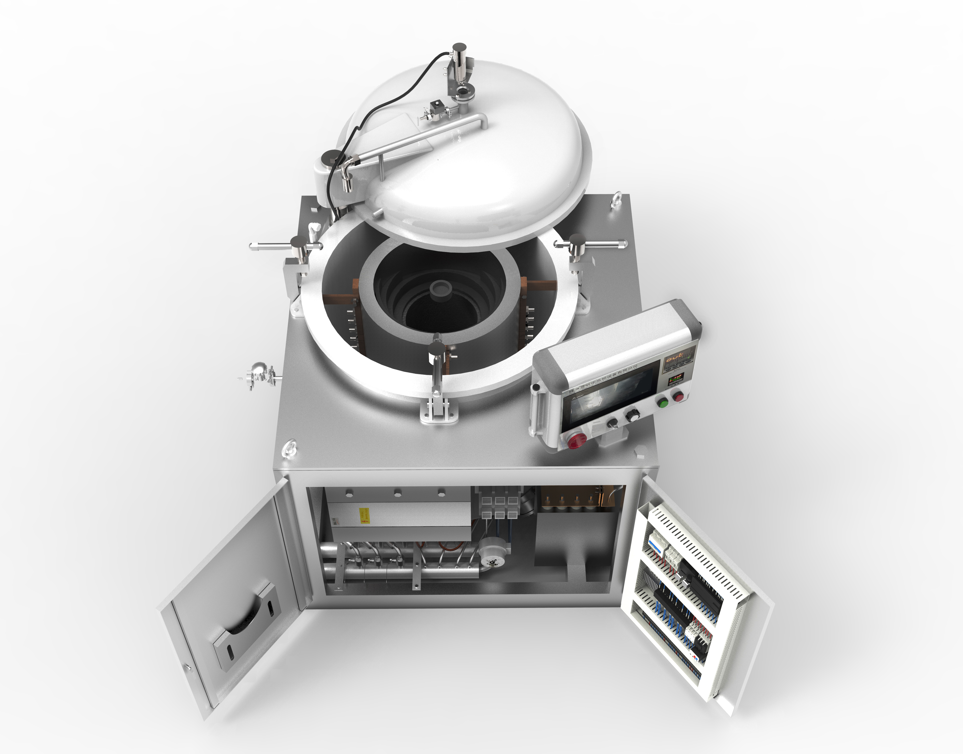 Chenxin Laboratory's high-temperature graphite cracking and ultra-high temperature graphitization furnace can reach a temperature of 3000 degrees Celsius, with good temperature uniformity