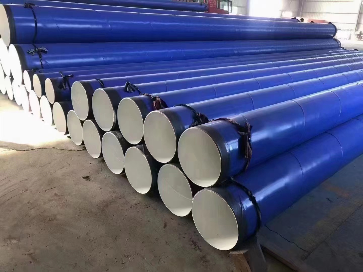 Fangda internal and external epoxy resin composite pipe IPN8710, water resistant, plastic coated, corrosion-resistant and waterproof steel pipe TPEP anti-corrosion