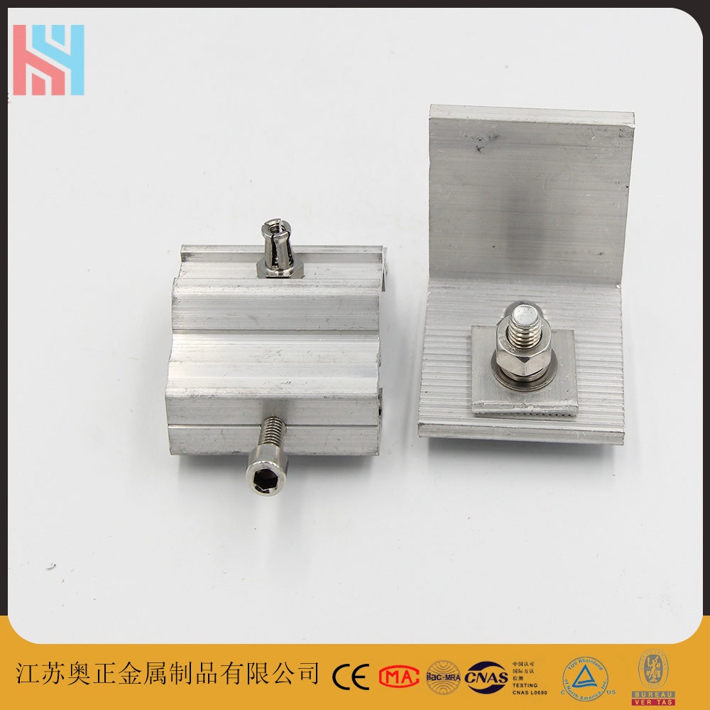 Xilida corrosion-resistant curtain wall aluminum alloy groove ear hanging stainless steel screw in back bolt aluminum angle code ceramic tile dry hanging parts