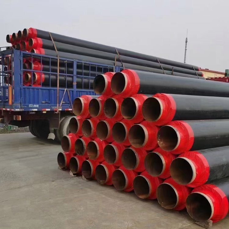 Fangda directly buried insulation steel pipe prefabricated insulation directly buried steel pipe polyurethane steel sleeve steel steam insulation pipe