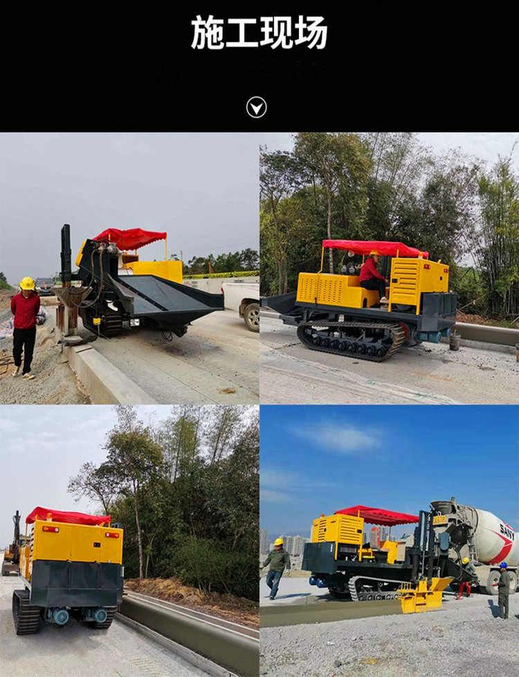 Concrete cast-in-place anti-seepage channel with no gaps, no leakage, and significant water-saving effect Hydraulic ditch forming machine