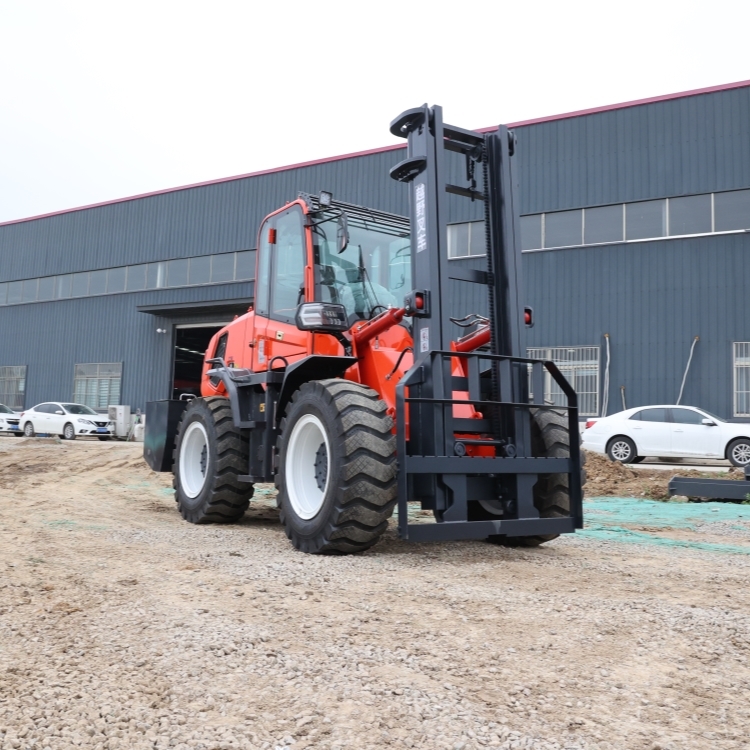 Four cylinder capacity of 2 tons, 3 tons, 4 tons, and an increase of 3 meters and 5 meters for urban sanitation forklifts. Construction, road repair, off-road forklifts