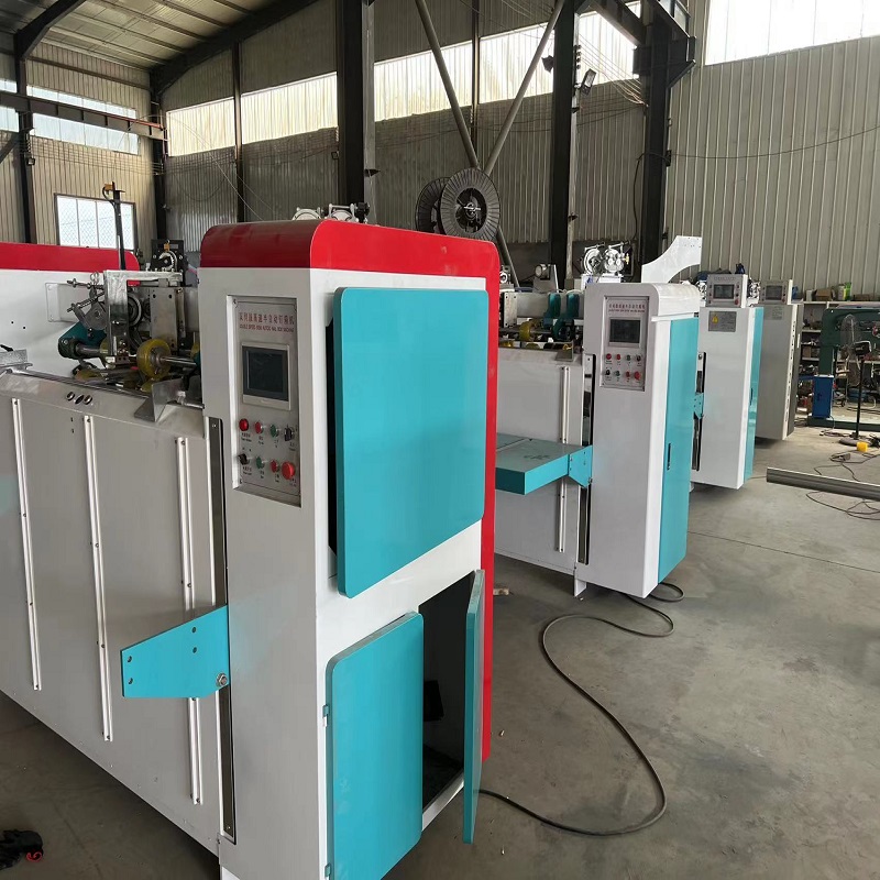 Single and double piece semi-automatic box nailing machine, cardboard box, single and double servo nail nailing machine, flat wire nail sewing machine