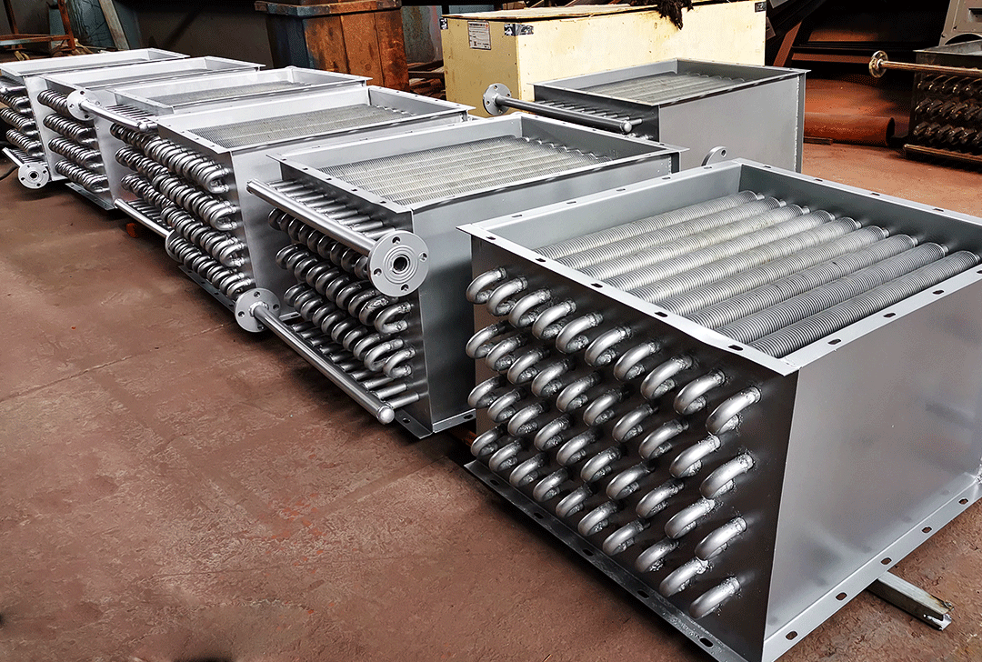 Kuanxin specializes in producing finned tube radiators for steam drying rooms, high-frequency welded finned heat exchangers