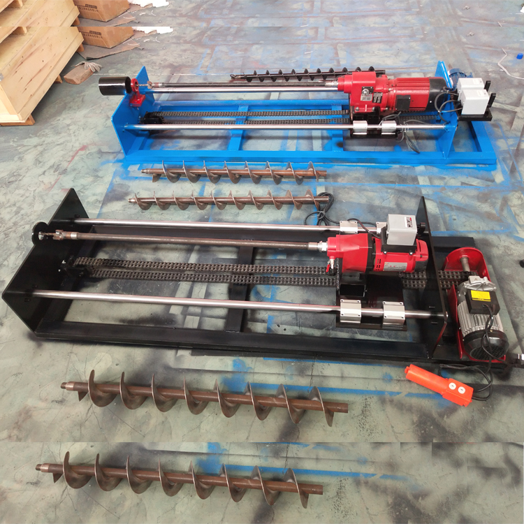 Pipeline drilling and drilling rig Water pipe renovation Perforating and laying machine High power hydraulic water drill pipe jacking machine