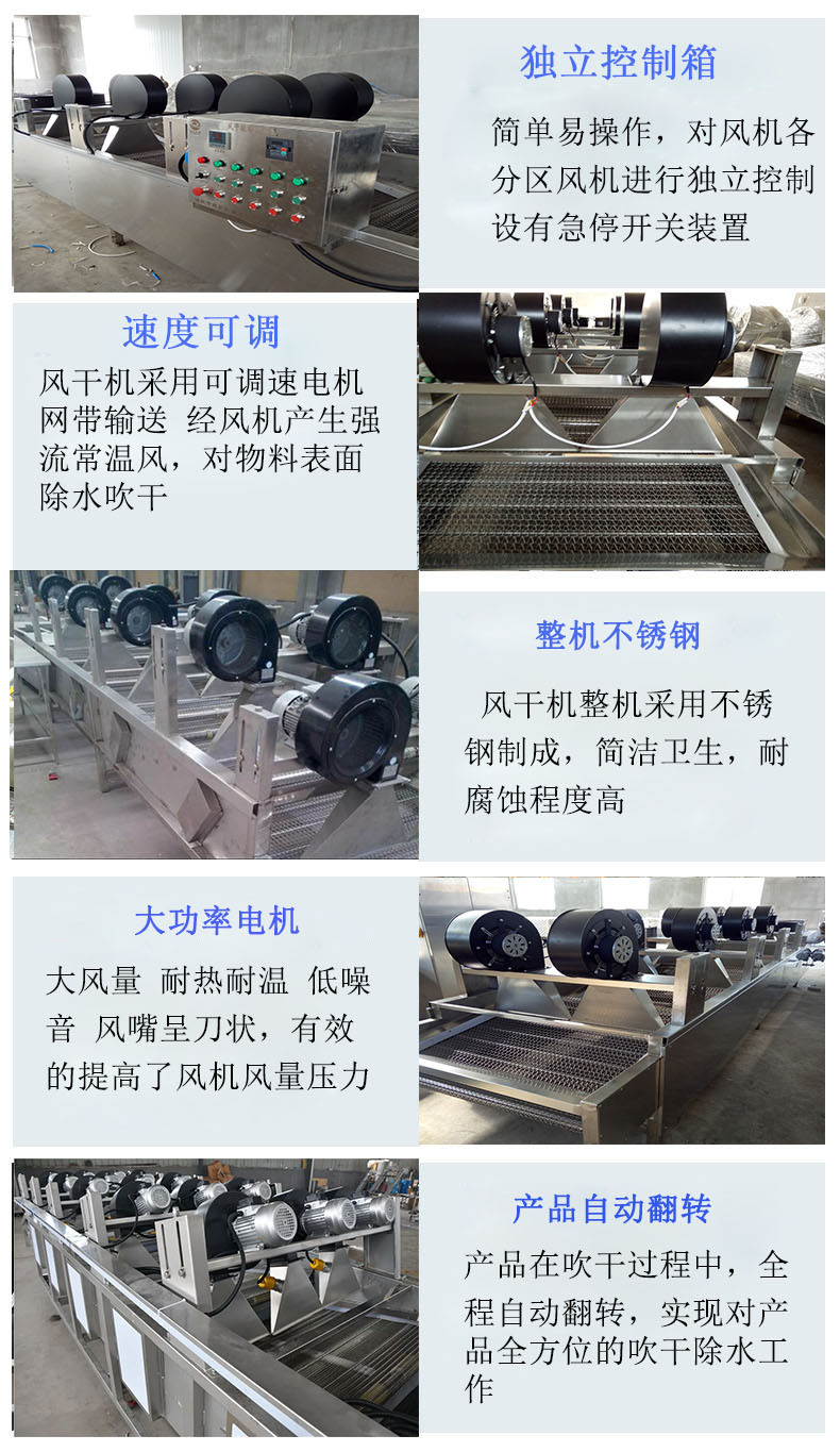 Dried tofu bag air dryer stainless steel automatic fruit and vegetable Pickled vegetables air dryer Chenglin Machinery