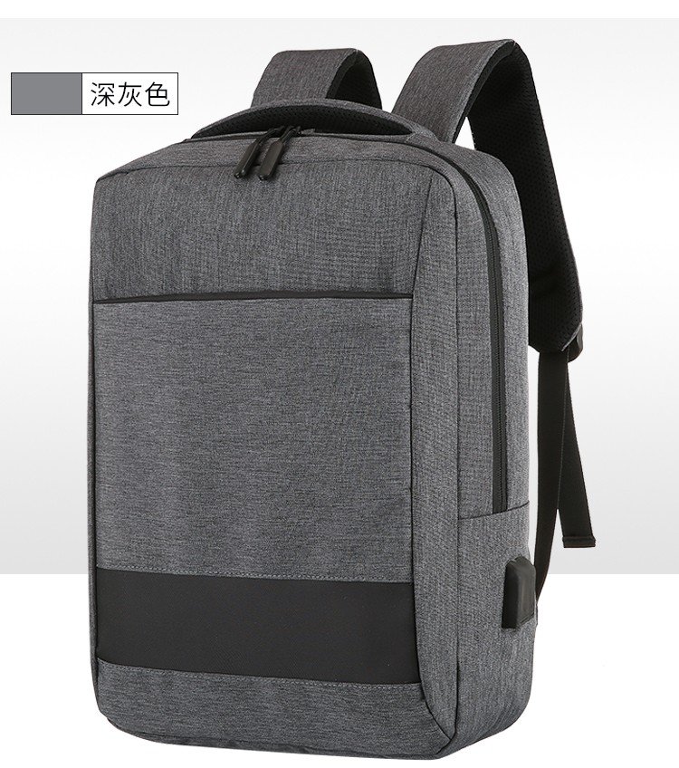 【 Customized 】 Men's backpack with large capacity and multifunctional laptop backpack for students