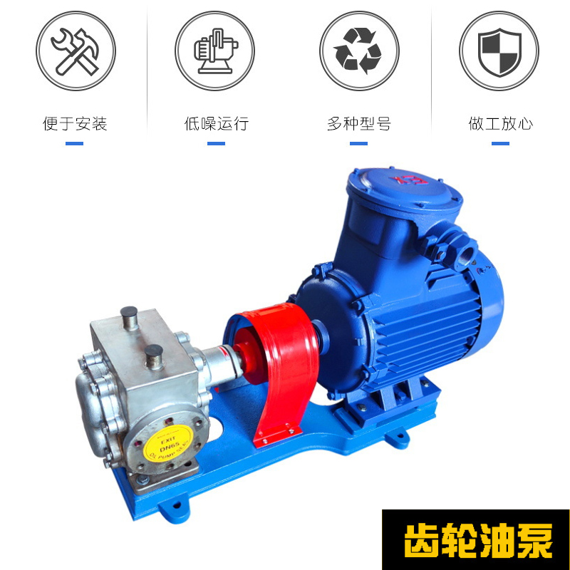 Production of stainless steel food insulation pump LQB gear oil pump, laundry detergent delivery pump