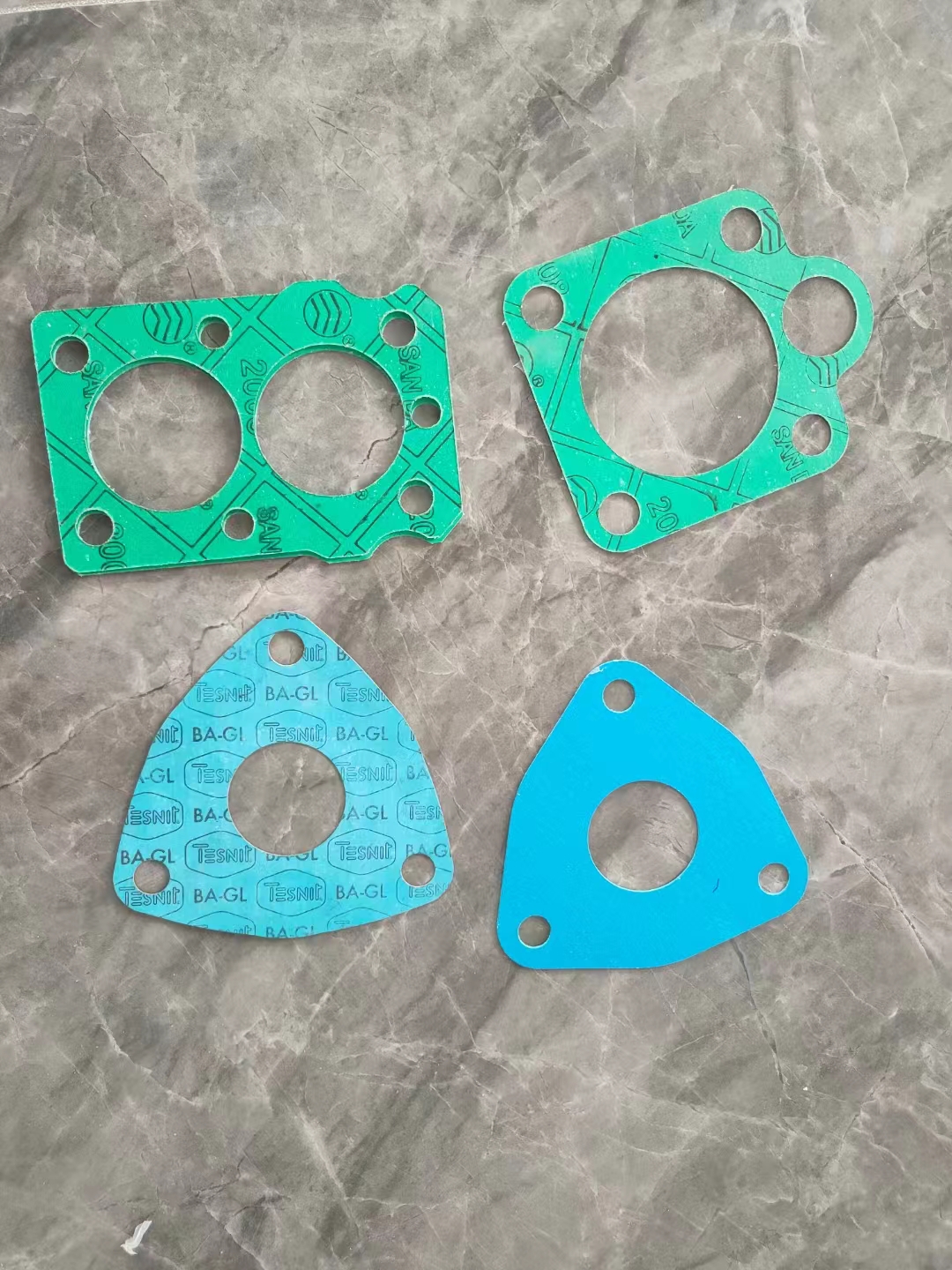 Shengzhang Process Various Perforated Asbestos Free Rubber Gaskets, Irregular Oil Resistant Mechanical Flange Seals, Asbestos Gaskets