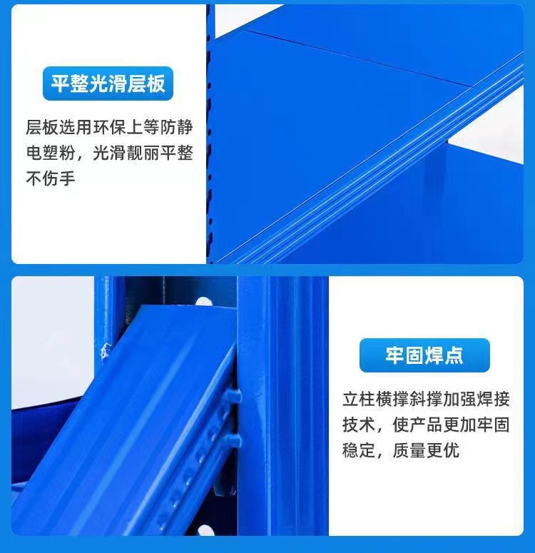 Storage rack, multi-layer storage rack, crossbeam type storage rack, cold-rolled sheet layer height adjustable warehouse iron rack