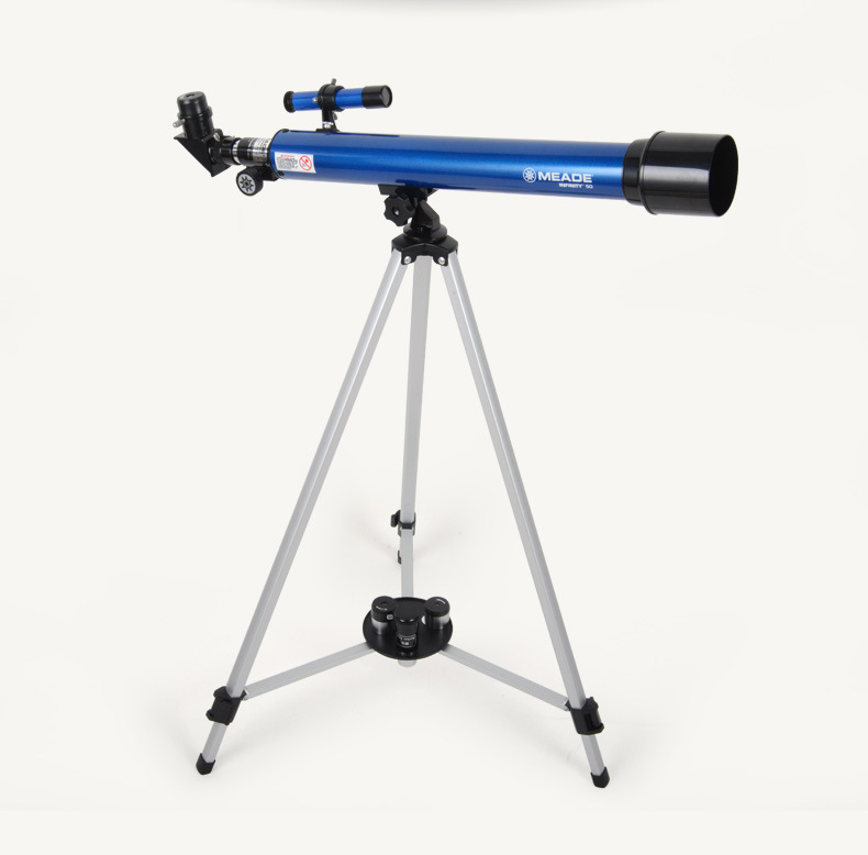 MEADE 50AZ Astronomical Telescope High Definition, High Power Stargazing, Low Light Night Vision for Students and Children Beginner's Guide