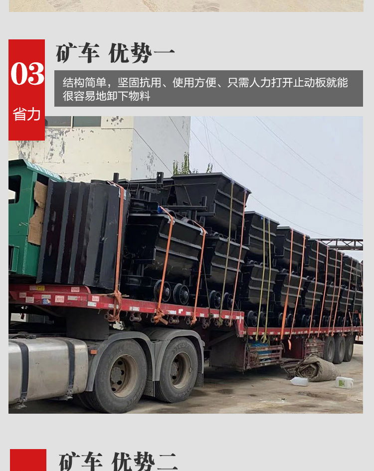 Hongtu Mechanical Tipping Bucket Mining Truck Transport Vehicle Applicable Scope: Wide Cargo Box Volume 2.28m ³