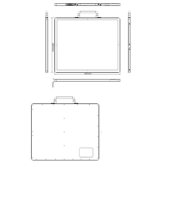 Anzhu 3543 DR Digital Wireless Flat Panel Detector - High Definition Flat Panel Detector - Small Detector