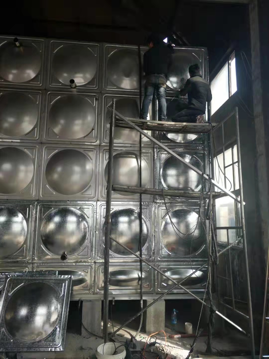 Stainless steel fire insulation water tank, high strength, light weight, suitable for industrial, mining, enterprise, and public institutions, etc