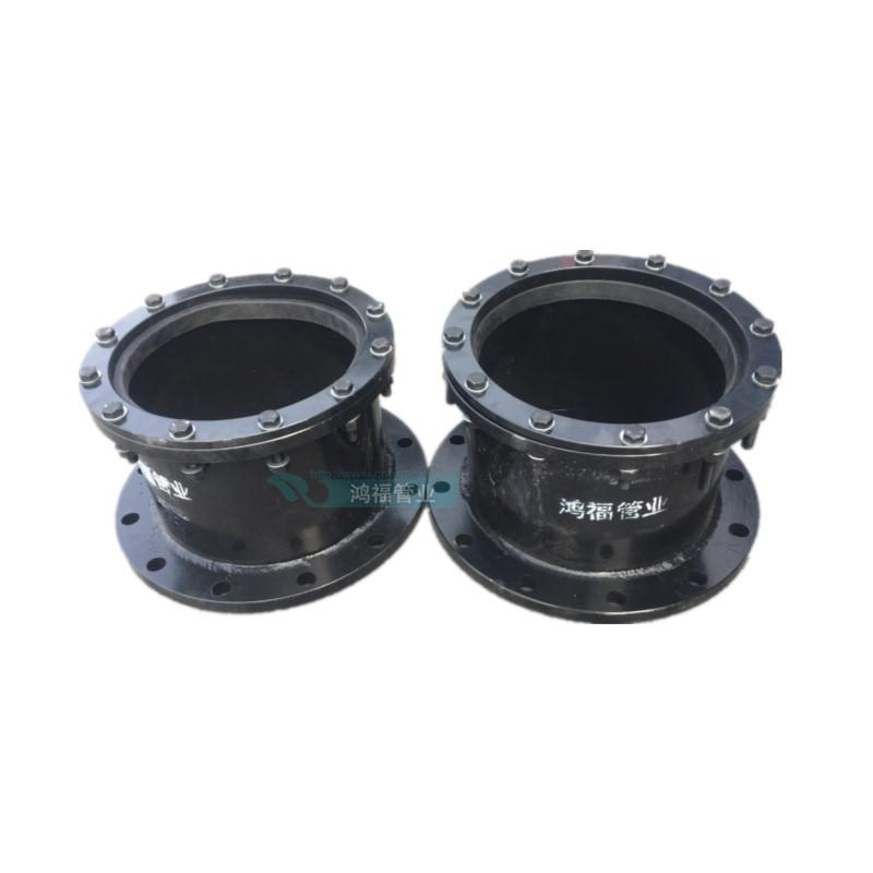 T-type interface cast iron pipe fittings production socket type ductile iron pipe fittings flange connection mechanical pipe fittings