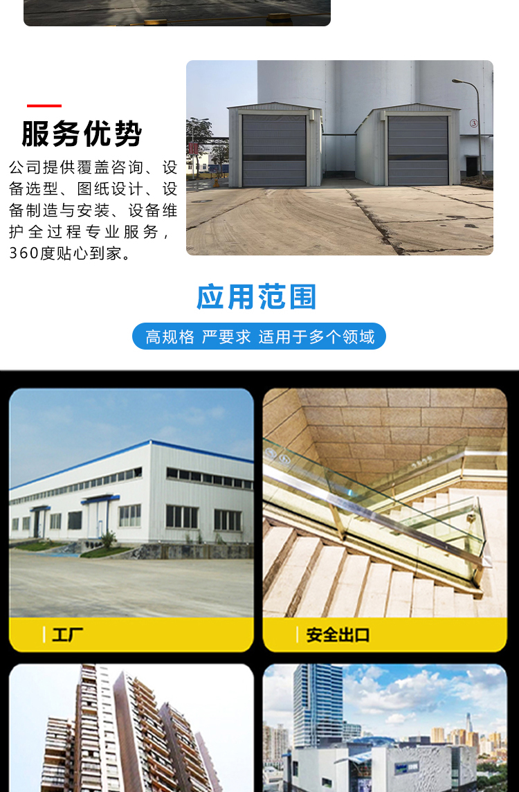 Vertical Roller shutter of underground garage, PVC fast stacking door can be customized according to the drawing