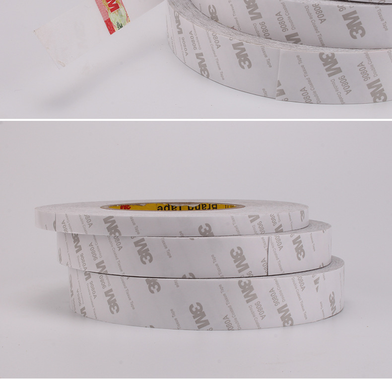 3m9080a double-sided adhesive non-woven fabric substrate double-sided adhesive tape panel nameplate bonding adhesive backing
