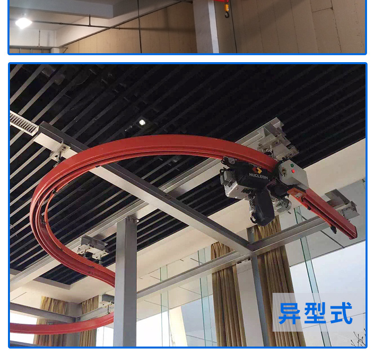 Small kbk crane suspension KBK flexible crane for industrial workshop light combination indoor use