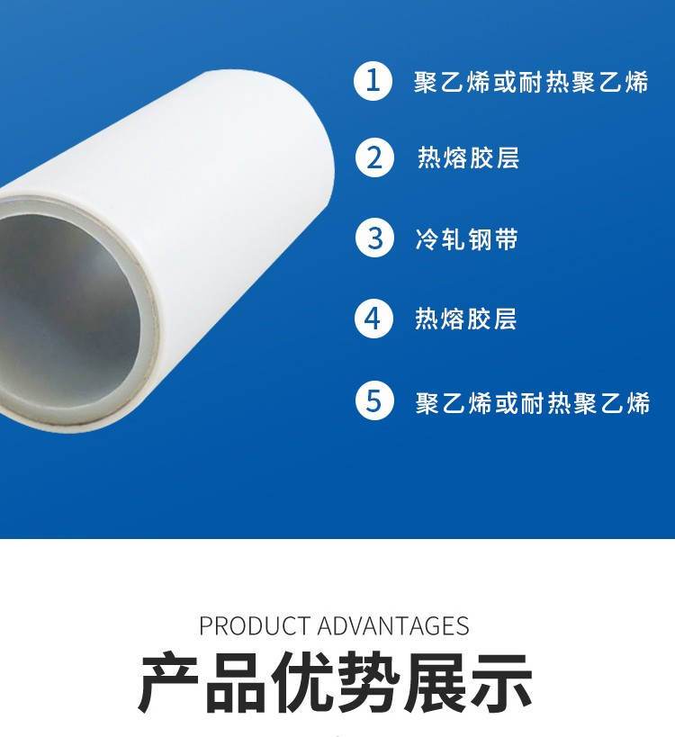 PSP steel plastic composite pressure pipe double hot melt highway water conduit PSP pipe expansion electromagnetic fusion connection